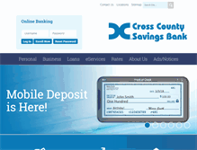 Tablet Screenshot of crosscounty.com